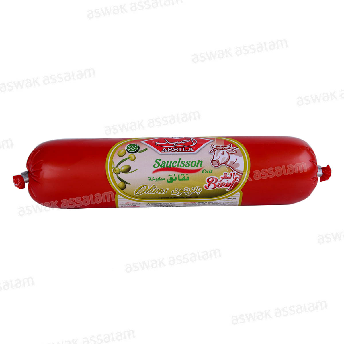 SAUCISSON DE BOEUF AUX OLIVES 350G ASSILA