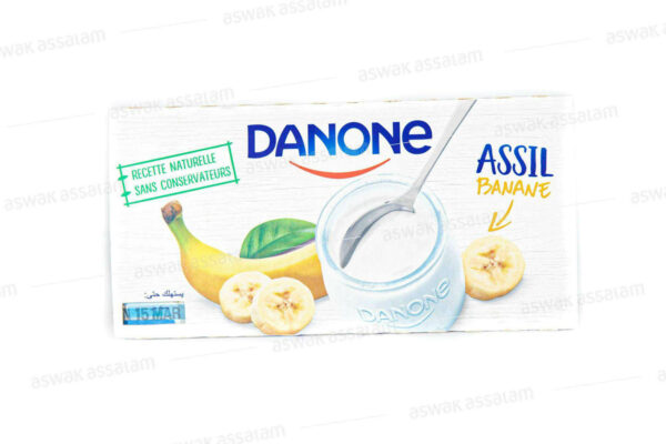YAOURT ASSIL BANANE 8*110G PACK DANONE