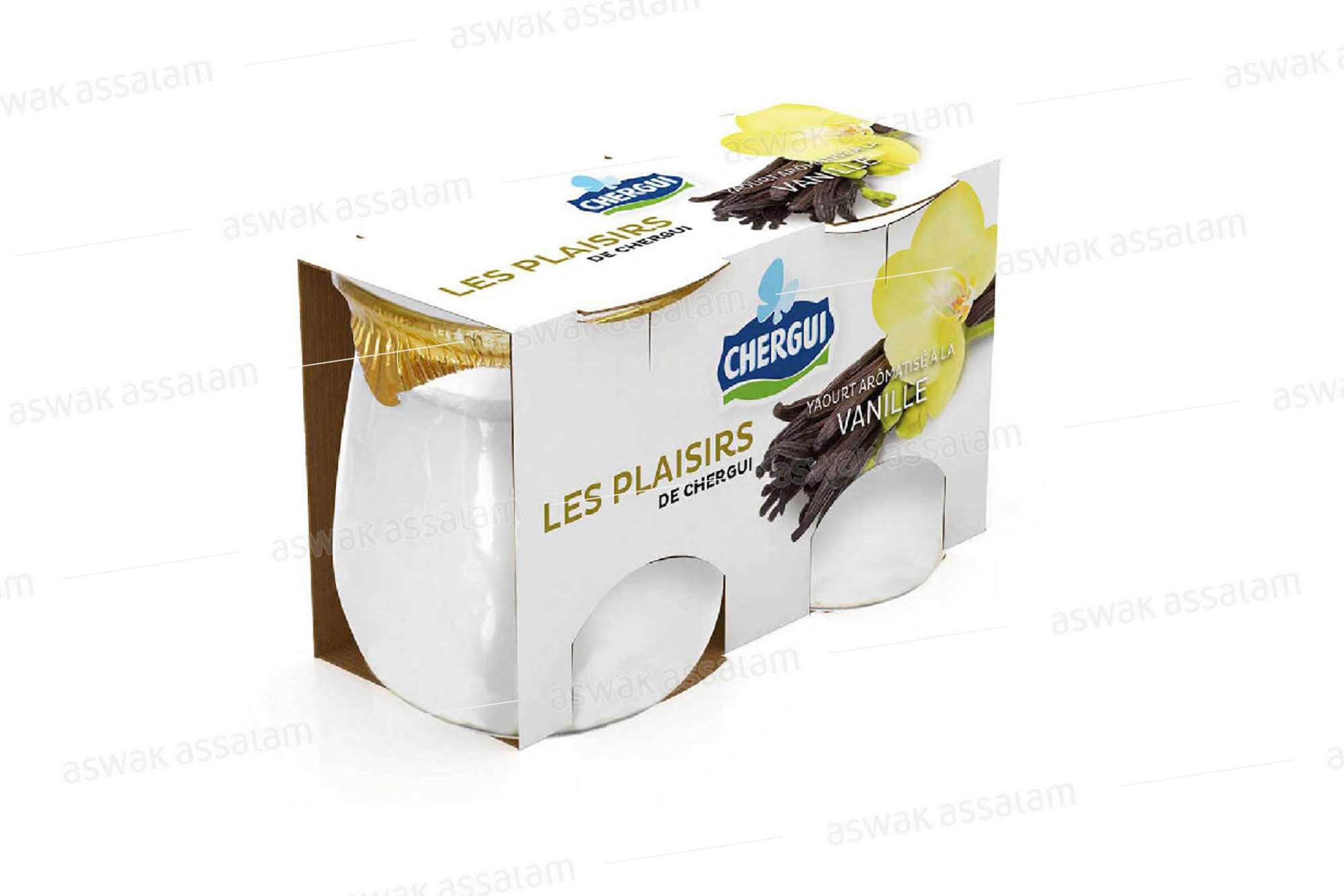 YAOURT BRASSE VANILLE 125G LES PLAISIRS DE CHERGUI