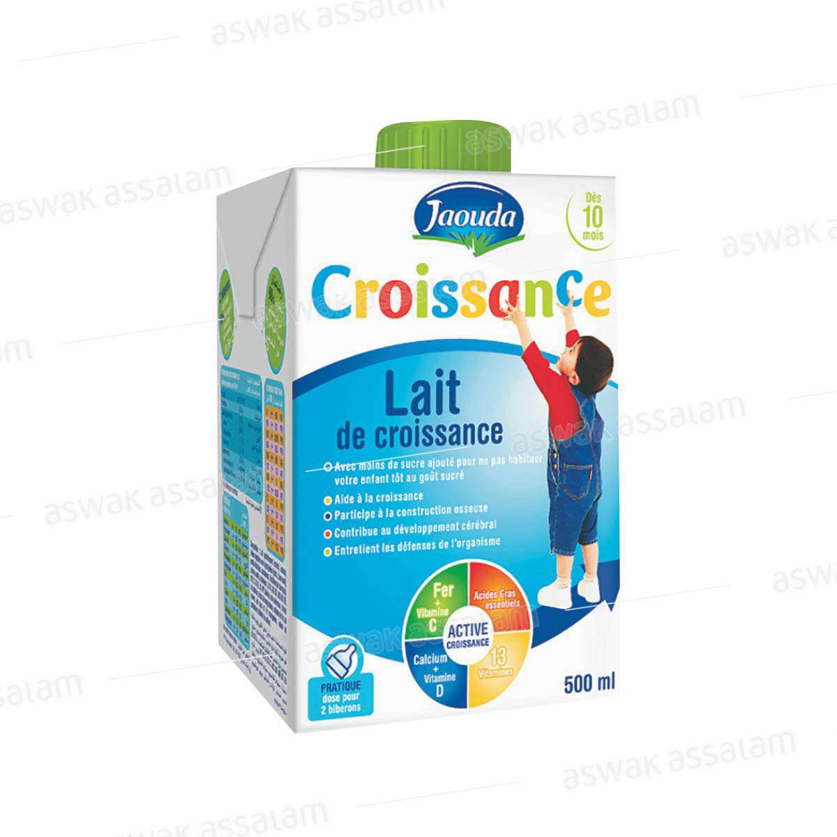 LAIT DE CROISSANCE UHT 500 ML JAOUDA