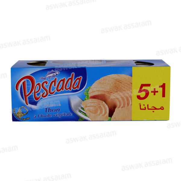 THON A L'HUILE VEGETALE 6*80G PESCADA