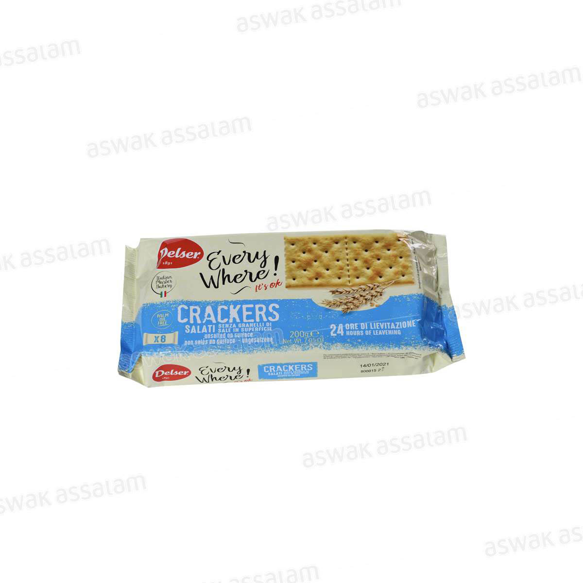 BISCUIT CRACKERS NON SALE 200G DELSER