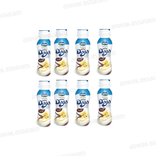 YAOURT A BOIRE MINI DAYA VANILLE PACK DE 8*180G CHERGUI