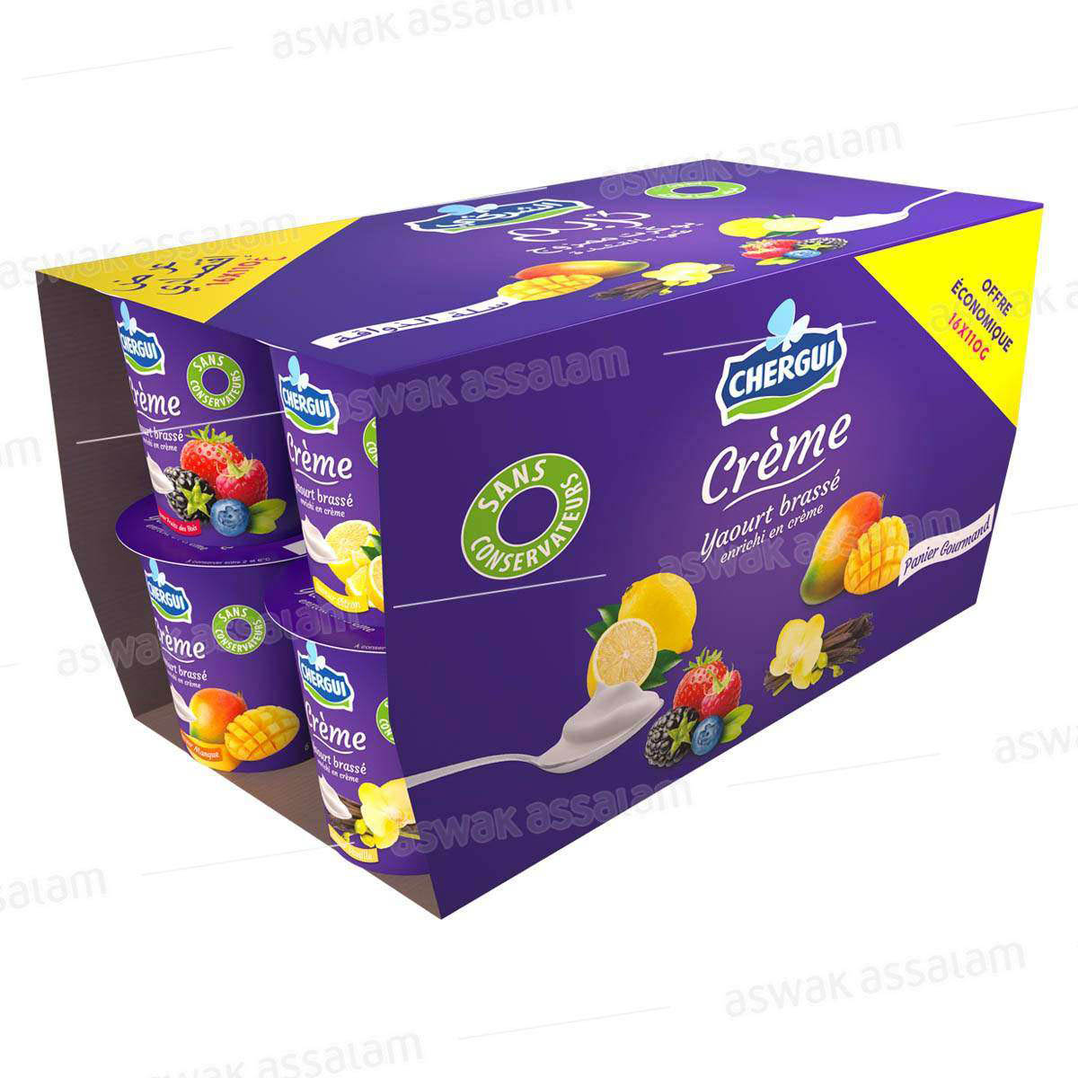YAOURT CREME 110*16 LE PANIER CHERGUI