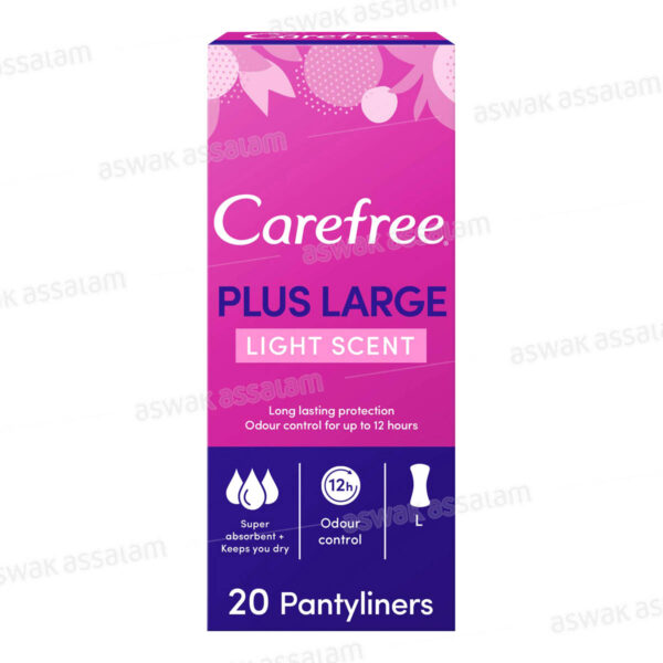 PROTECTION HYGIENIQUE PARFUME LARGE 20 UNITES CAREFREE