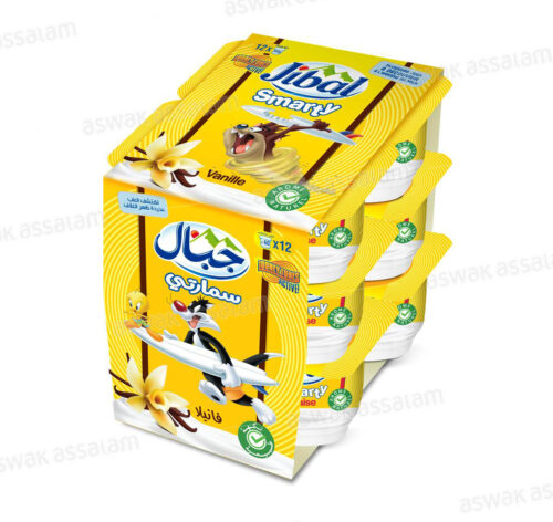 YAOURT VANILLE SMARTY 12*60G PACK JIBAL