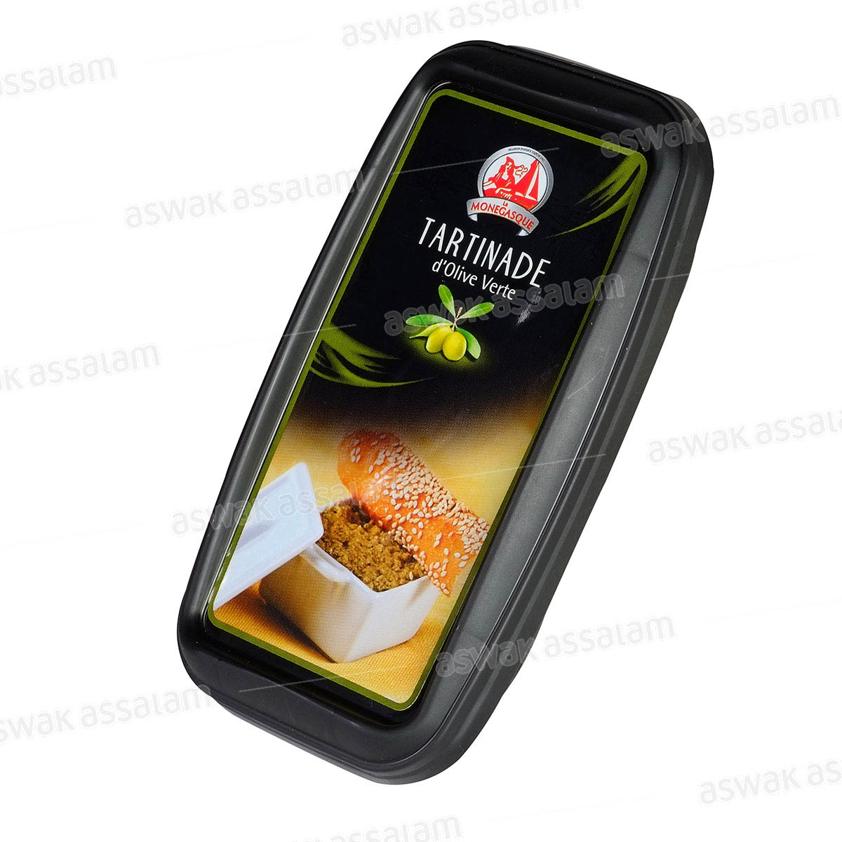 TARTINADE D'OLIVE VERTE 125G LA MONEGASQUE