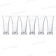 LOT DE 6 VERRES A JUS 380 ML