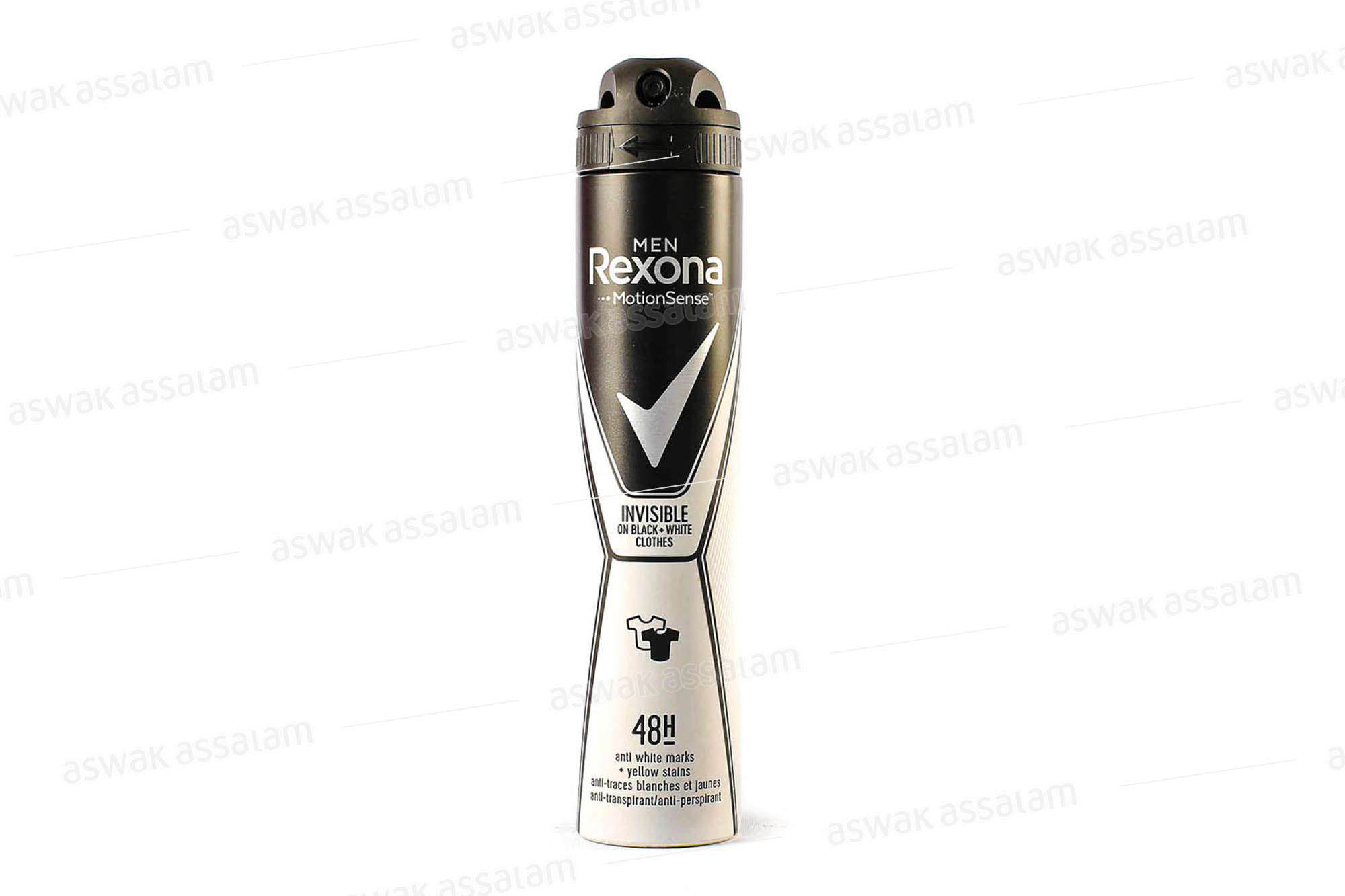 DEODORANT INVISIBLE FOR BLACK & WHITE 200ML HOMME REXONA