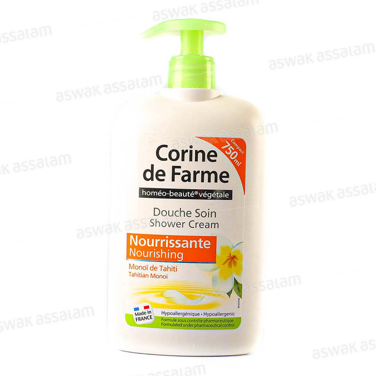 DOUCHE SOIN NOURRISSANTE AU MONOI DE TAHITI 750ML CORINE DE FARME