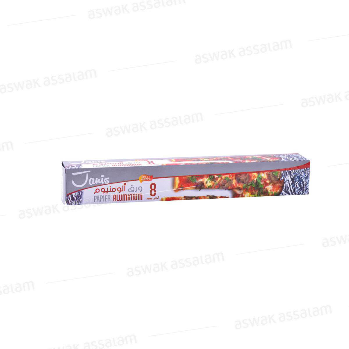 PAPIER ALUMINIUM 8M JANIS