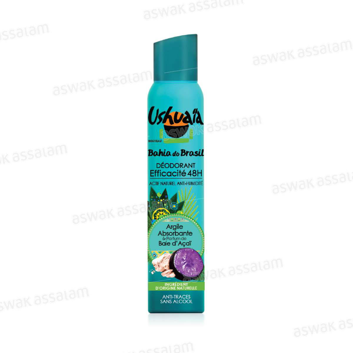 DEODORANT BAHIA DO BRASIL ARGILE & BAIES D'ACAI 200ML USHUAIA