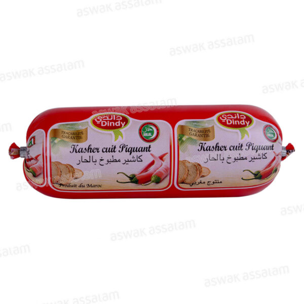 SAUCISSON DE DINDE PIQUANT 600G DINDY