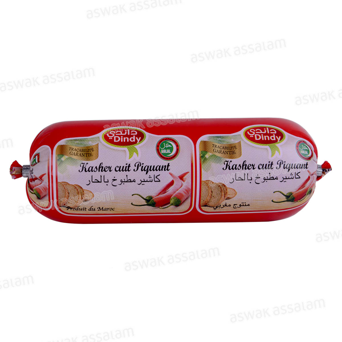 SAUCISSON DE DINDE PIQUANT 600G DINDY
