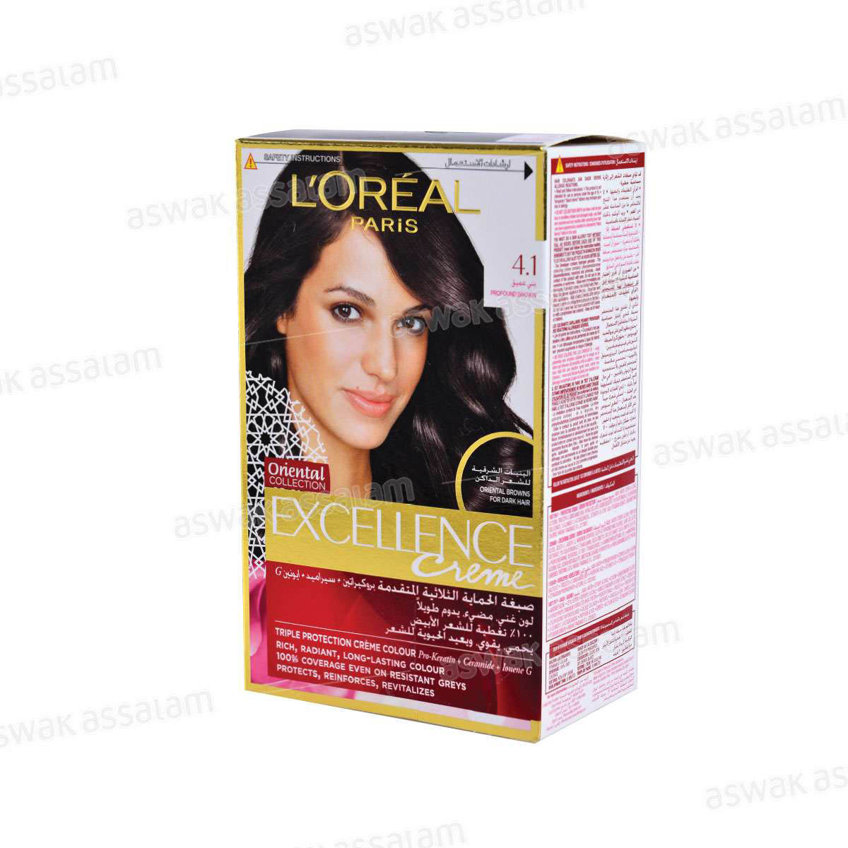 COLORATION CREME 4.1 BRUN PROFOND EXCELLENCE