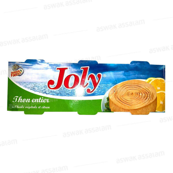THON ENTIER A L'HUILE VEGETALE ET CTRON 3*85 JOLY