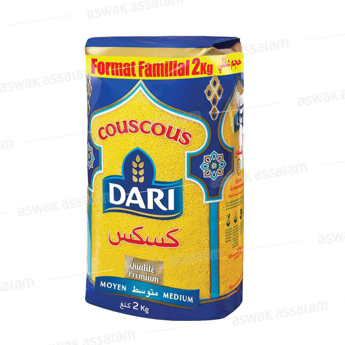 COUSCOUS MOYEN 2KG DARI