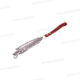 CHAINE POUR CHIEN + POIGNEE EN CUIR 3MM*48CM