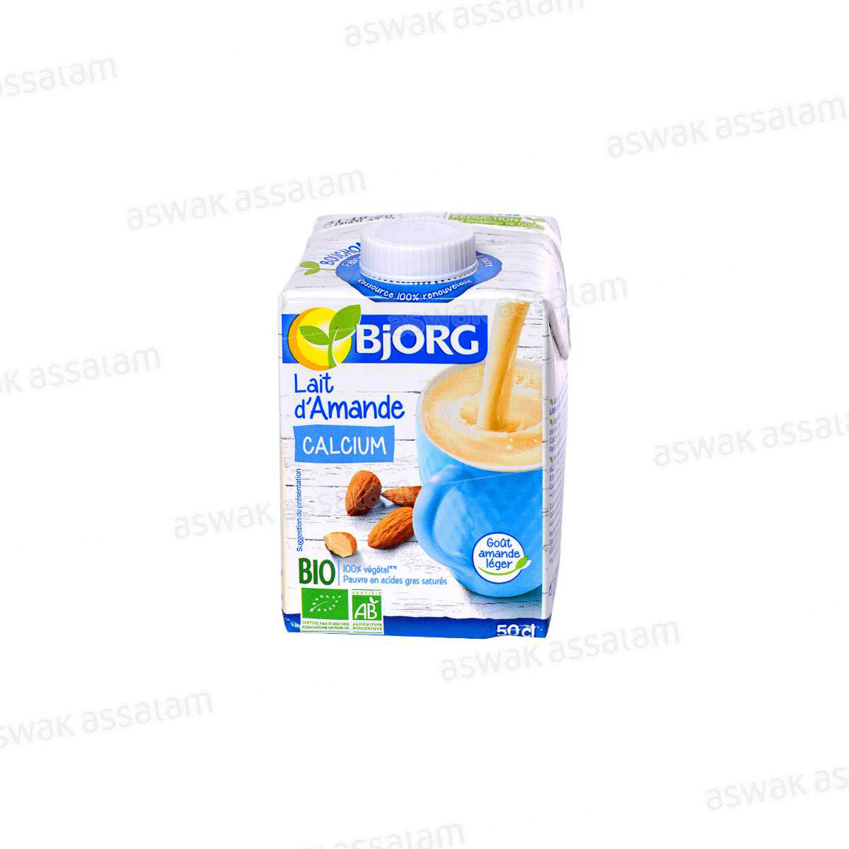 LAIT D'AMANDE CALCIUM BIO 500ML BJORG