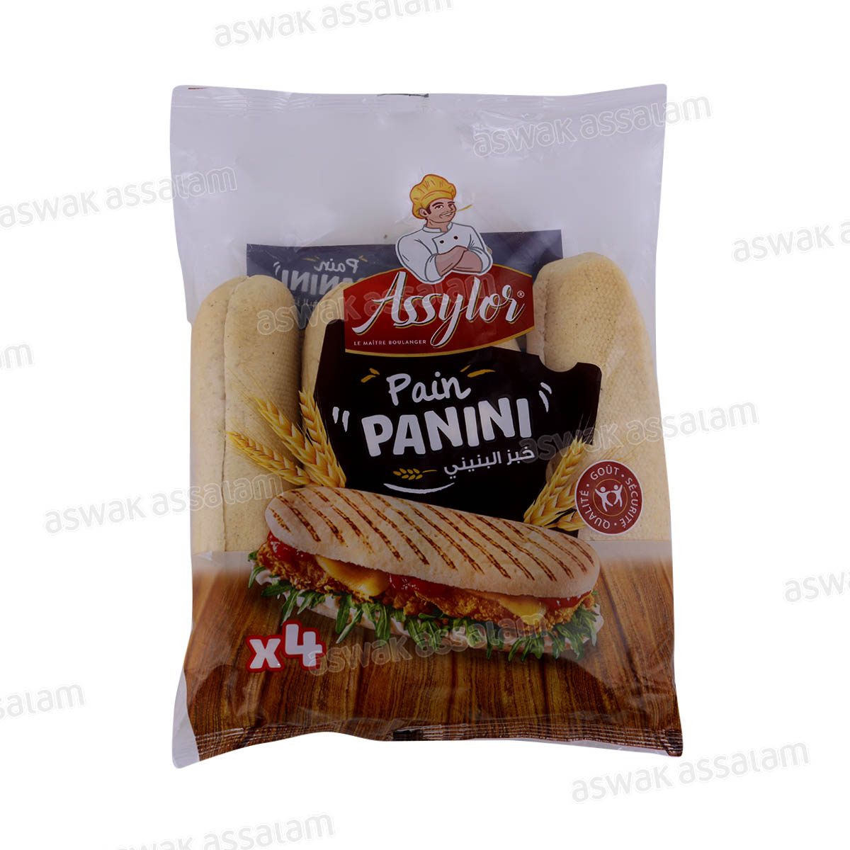 PAIN PANINI 4 UNITES ASSYLOR