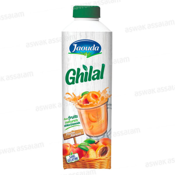 YAOURT A BOIRE PECHE ABRICOT GHILAL 440G JAOUDA