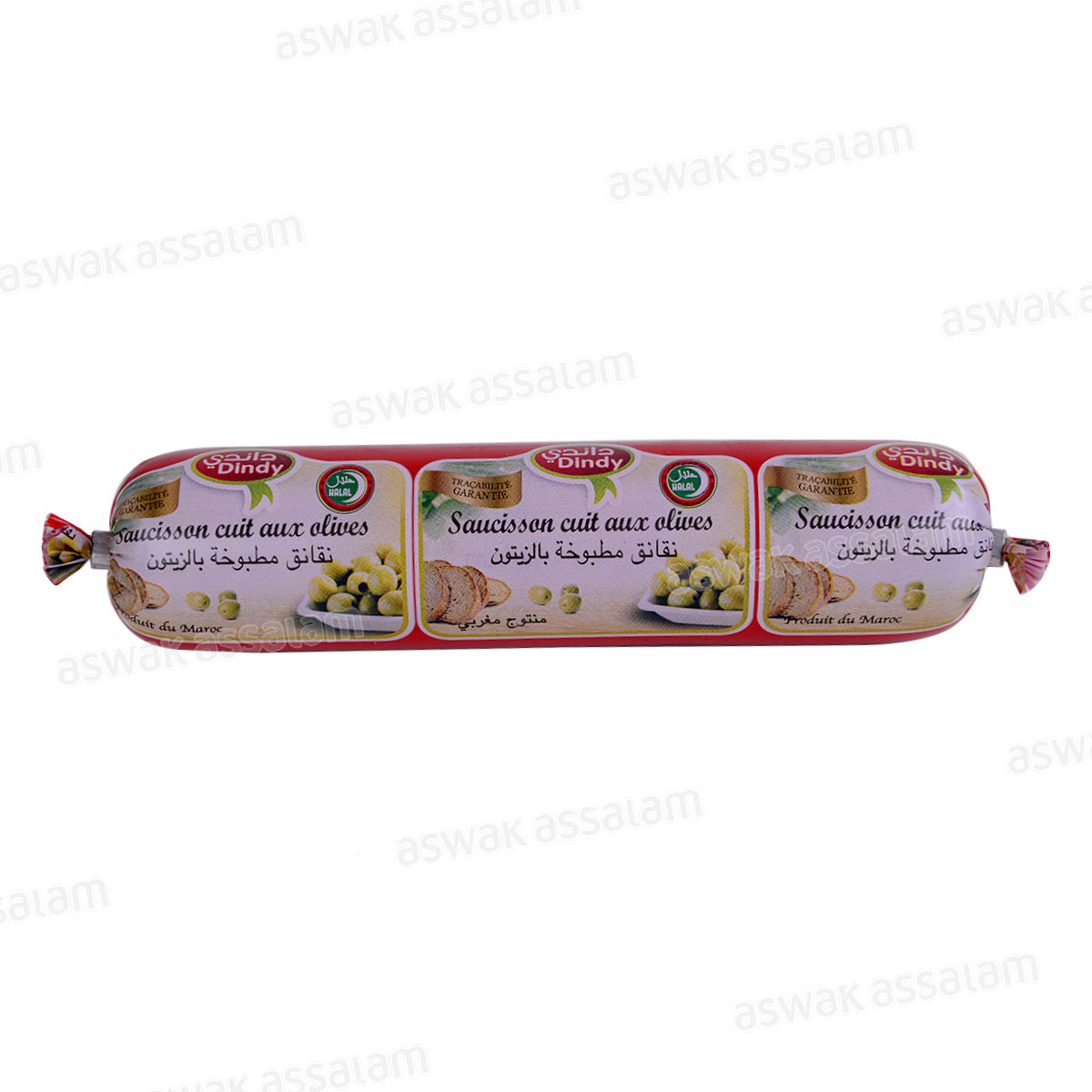 SAUCISSON DE DINDE AUX OLIVES 200G DINDY