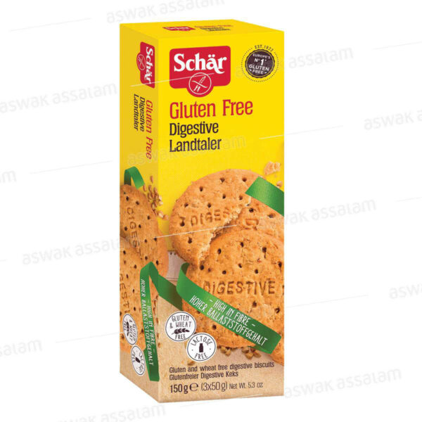 BISCUIT DIGESTIVE SANS GLUTEN 150G SCHAR