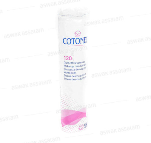 COTONS DISQUES MAKE UP 120 UNITES COTONET