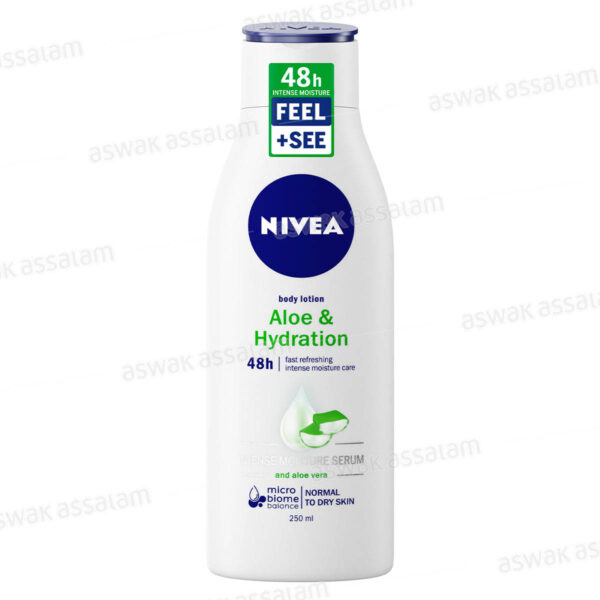 LAIT CORPS A L'ALOE VERA PEAUX NORMALES A SECHES 250ML NIVEA