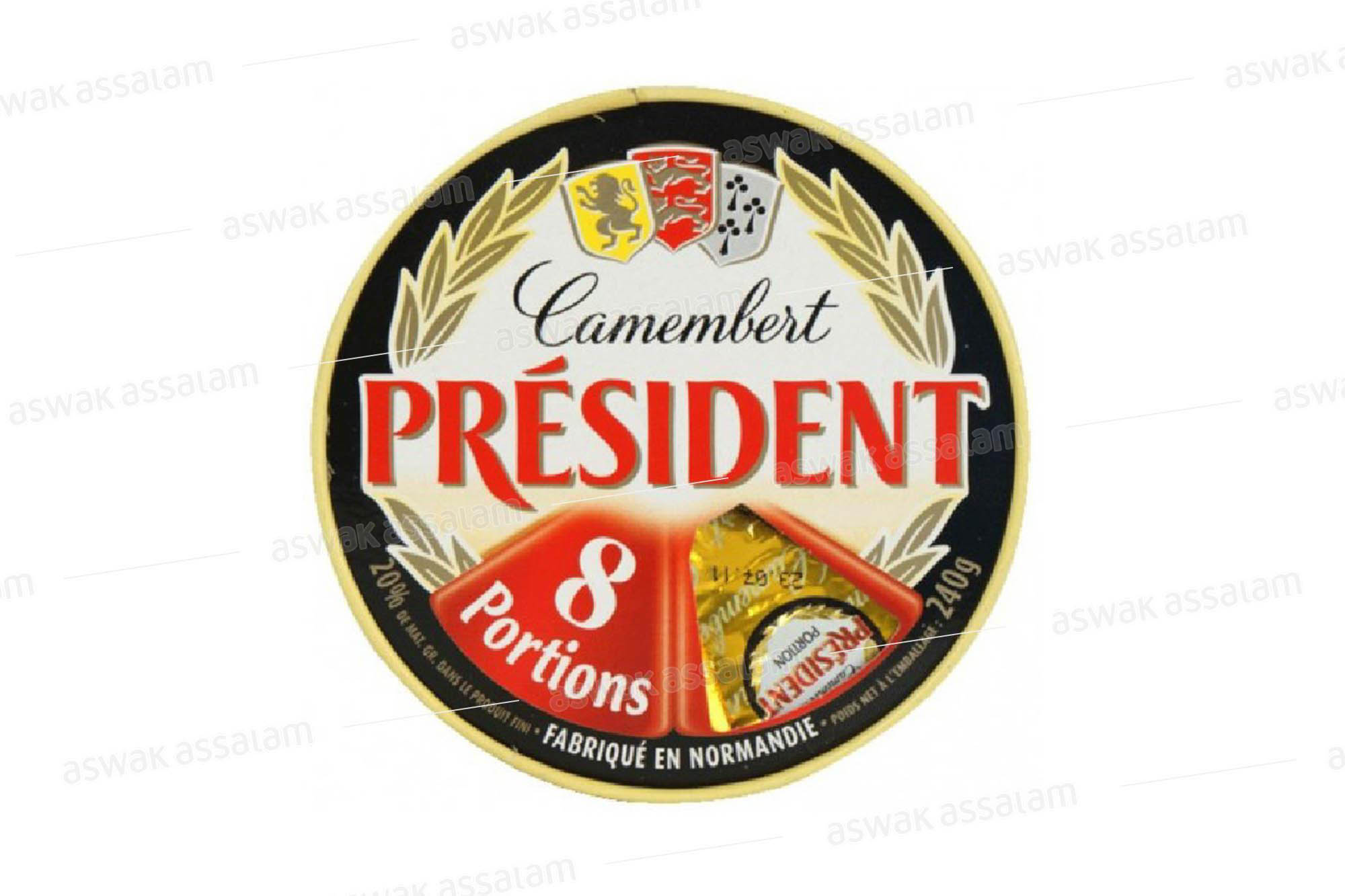 CAMEMBERT 240G 8 PORTIONS PRESIDENT
