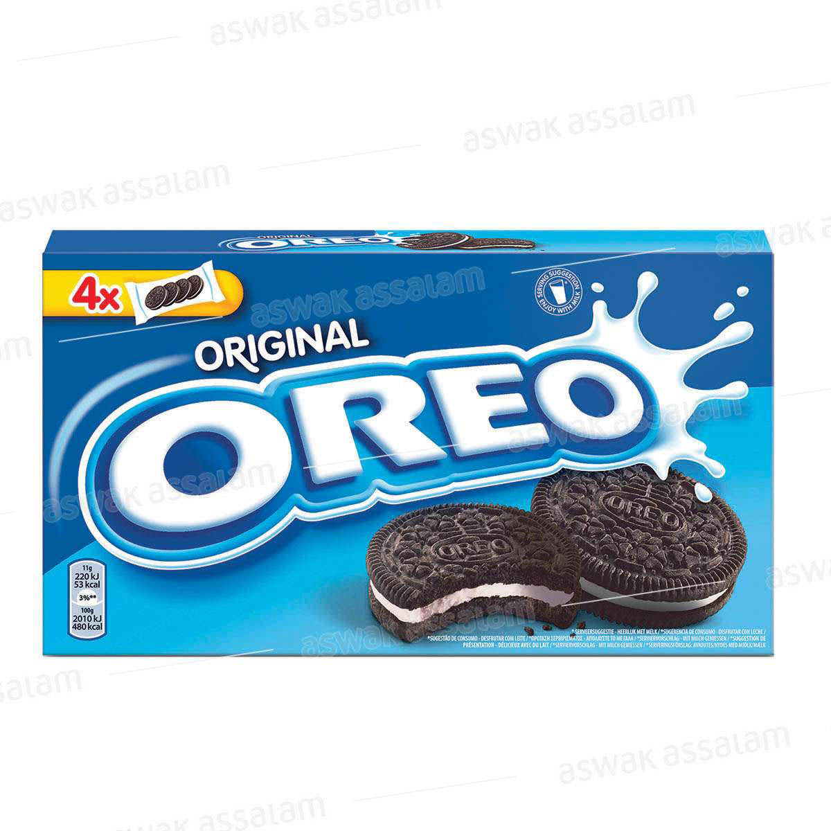 BISCUIT OREO ORIGINAL PACK 4*57G