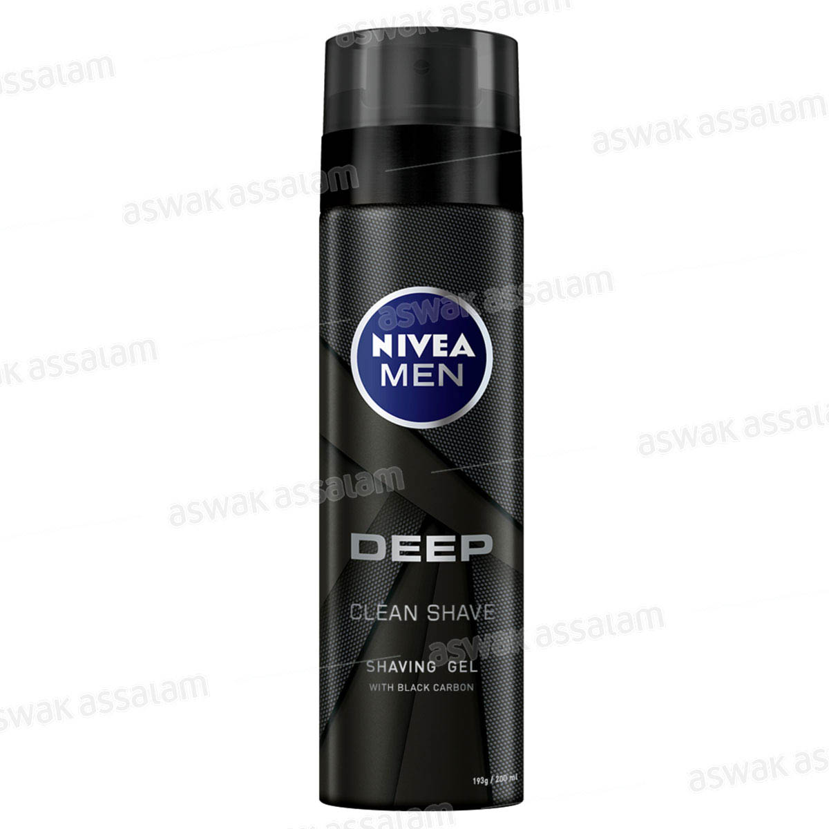 GEL A RASER AU CHARBON NOIR DEEP 200ML NIVEA MEN