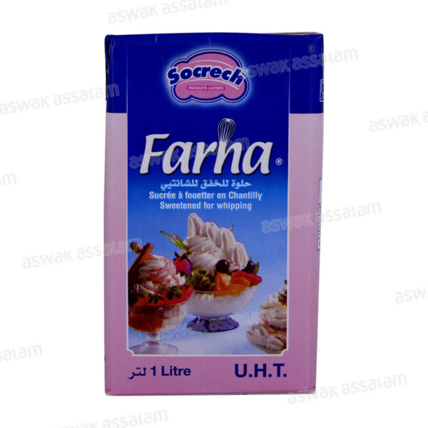 CREME LIQUIDE SUCREE  POUR CHANTILLY 1L FARHA SOCRECH