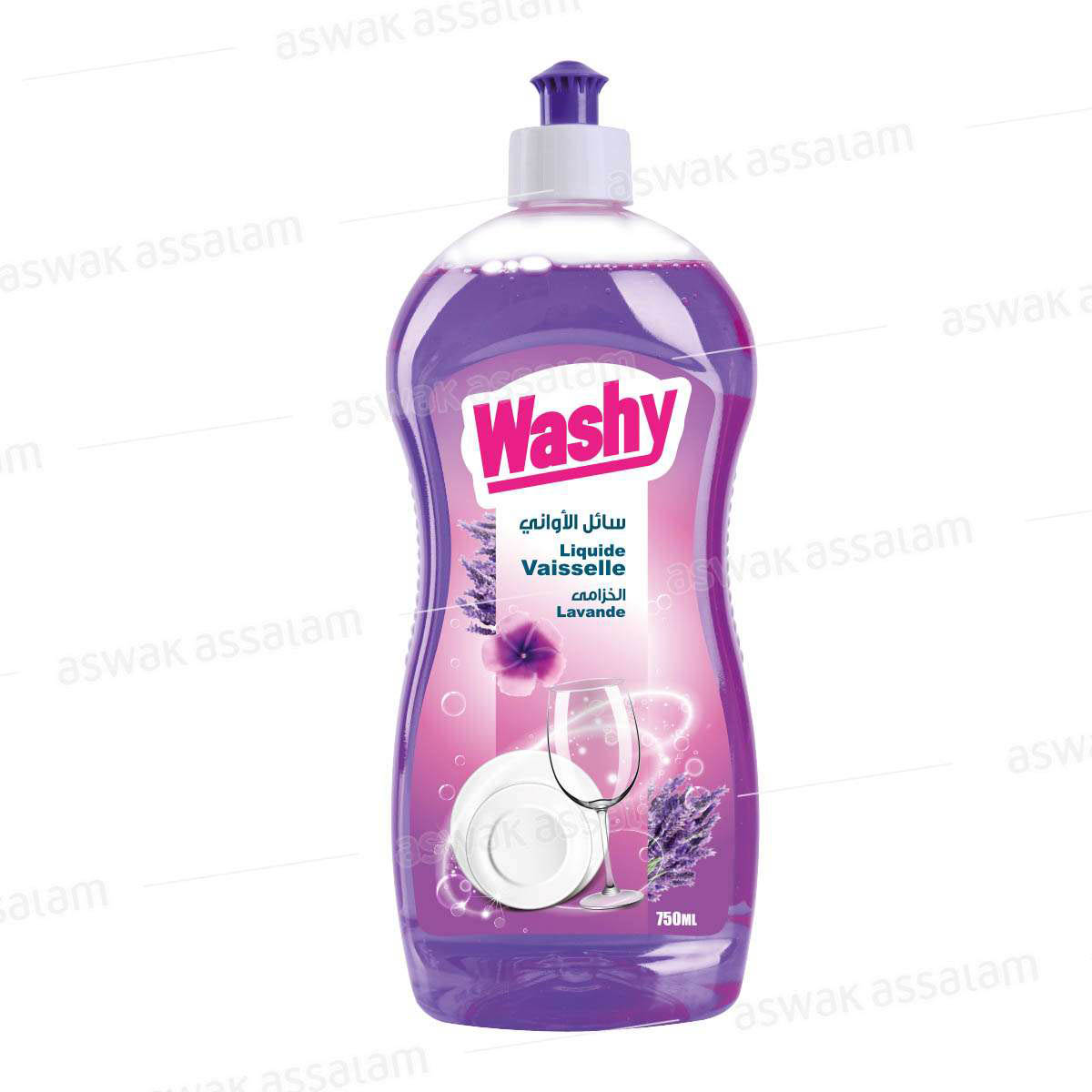 LIQUIDE VAISSELLE LAVANDE 750ML WASHY