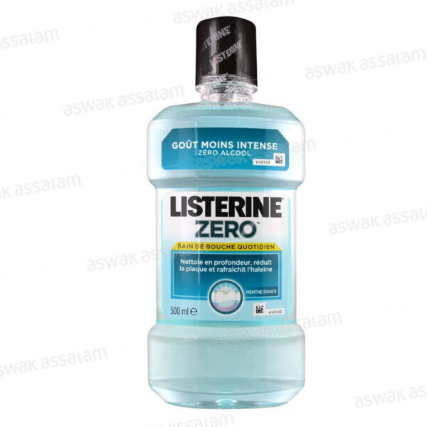 BAIN BOUCHE ZERO ALCOOL MENTHE 500ML LISTERINE
