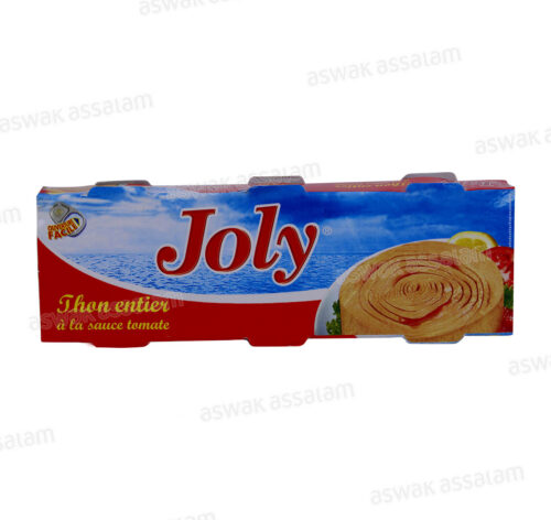 THON ENTIER A LA SAUCE TOMATE 3*85G JOLY