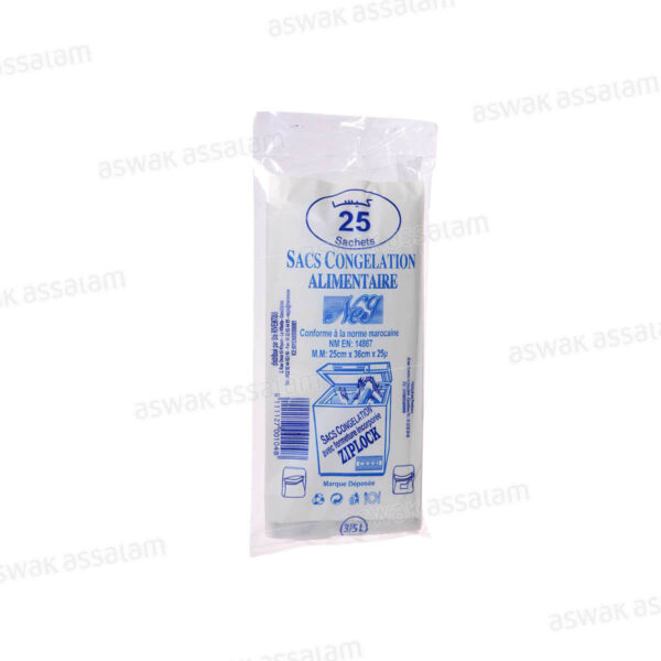 SACS DE CONGELATION 25X36CM 25 UNITES DIAMOND