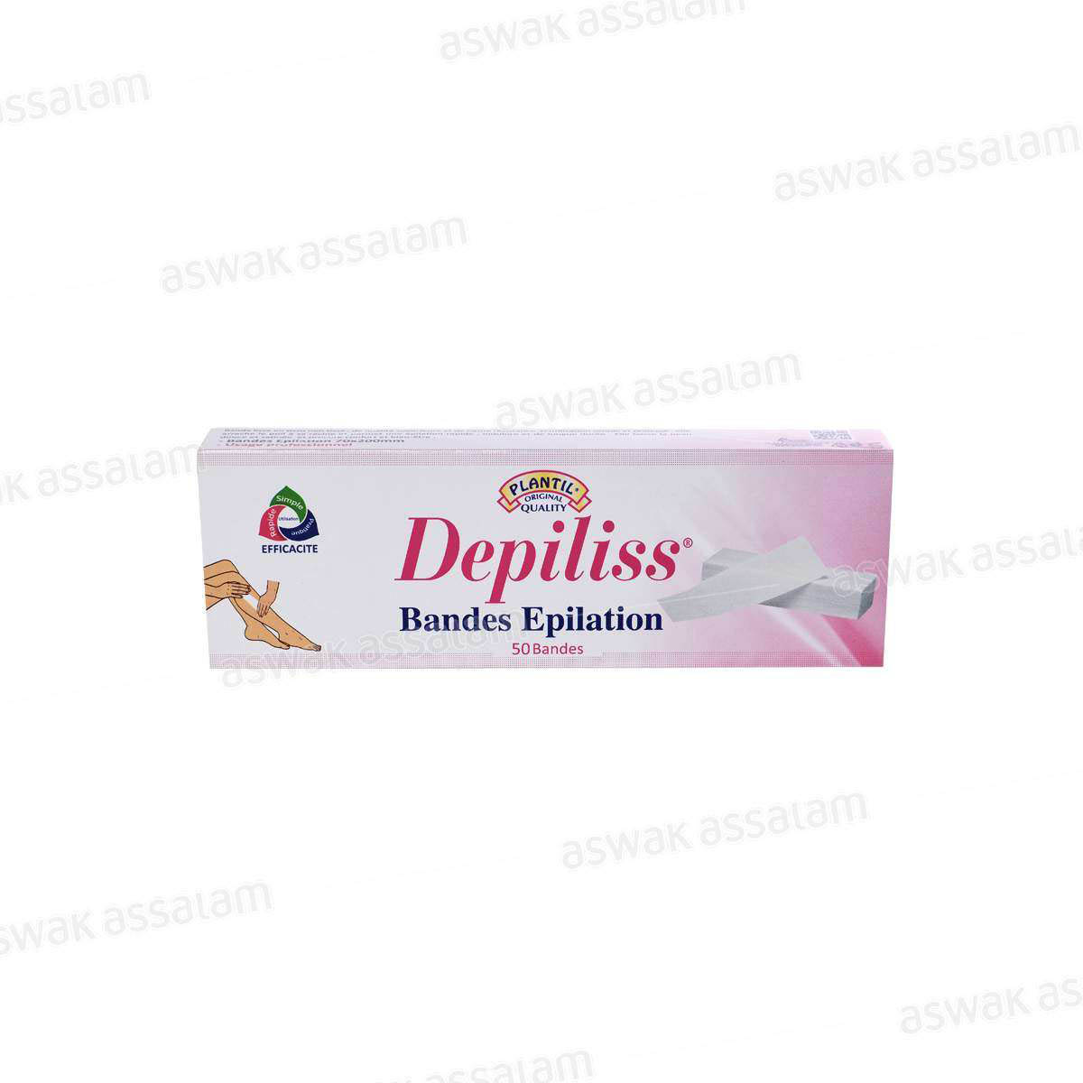 BANDES EPILATION 50 UNITES DEPILISS