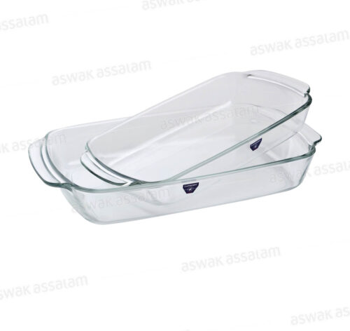 2 PLATS A FOUR RECTANGULAIRES 1,9L + 3,3L LUMINARC