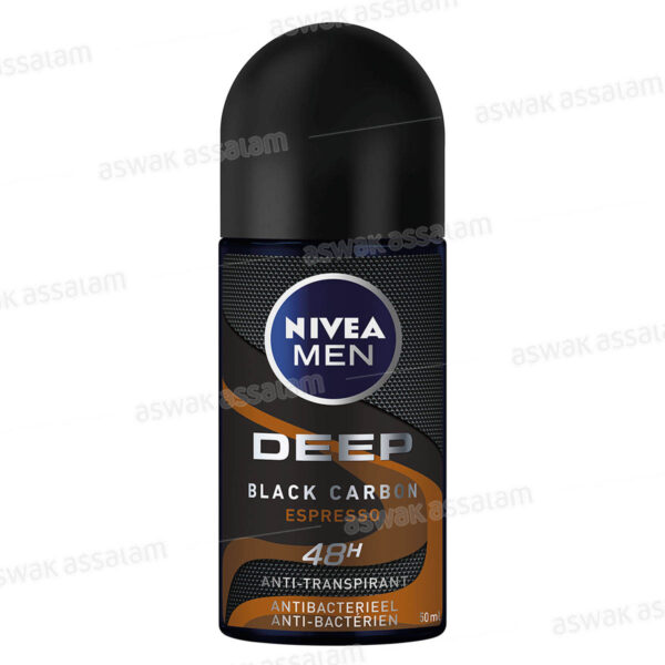 DEODORANT BILLE DEEP BLACK CARBON ESPRESSO 50ML NIVEA MEN