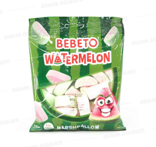 BONBONS MARSHMALLOW WATERMELON 60G BEBETO