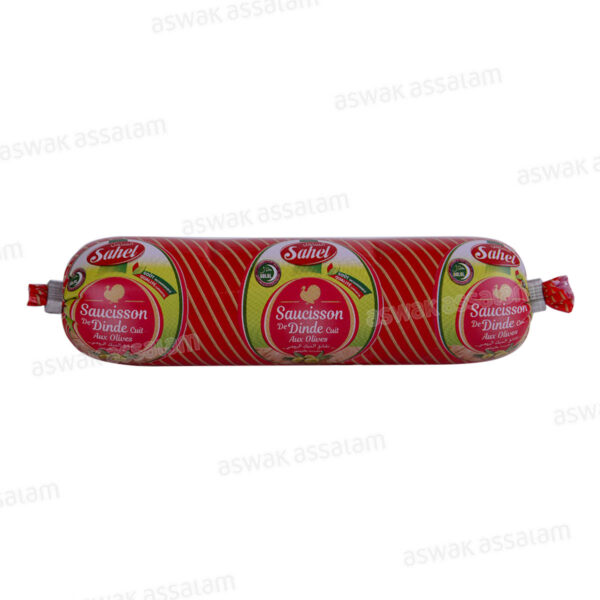 SAUCISSON DE DINDE AUX OLIVES 90G SAHEL