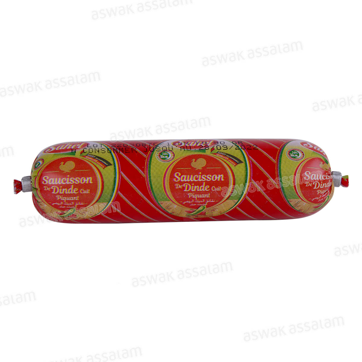 SAUCISSON DE DINDE PIQUANT 90G SAHEL
