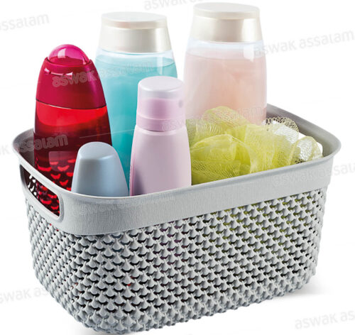 PANIER DE RANGEMENT RECTANGULAIRE 3,3L MOTIF GOUTTE D’EAU