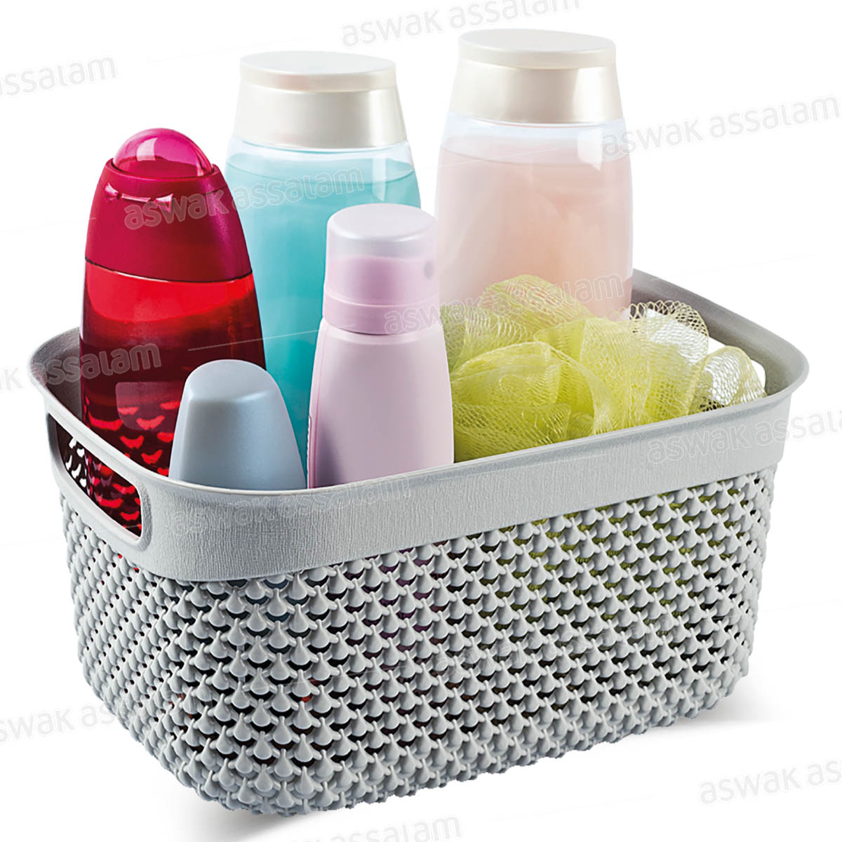 PANIER DE RANGEMENT RECTANGULAIRE 3,3L MOTIF GOUTTE D'EAU