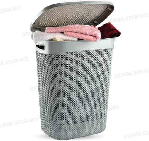 COFFRE A LINGE 52L MOTIF GOUTTE D’EAU