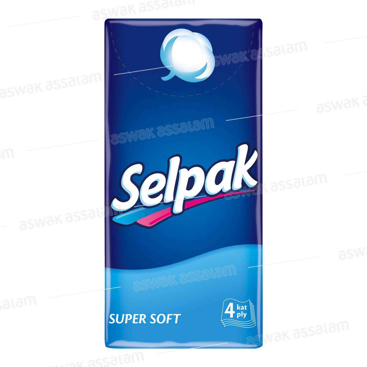 MOUCHOIR DE POCHE 4 PLIS 10 UNITES SELPAK