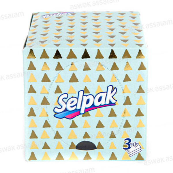 MOUCHOIR BOITE CUBIQUE 3 PLIS 48 UNITES SELPAK