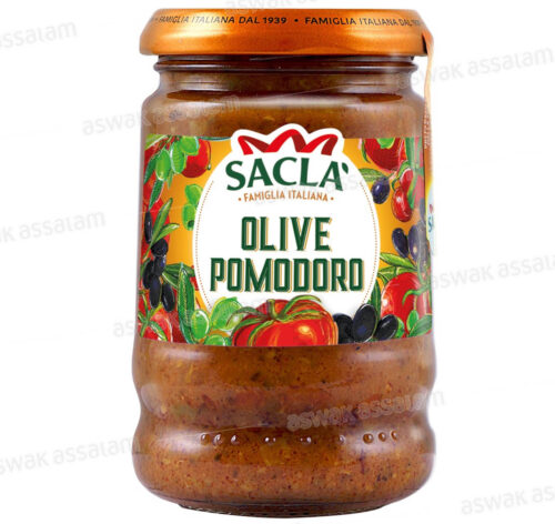 SAUCE TOMATE AUX OLIVES 190G SACLA