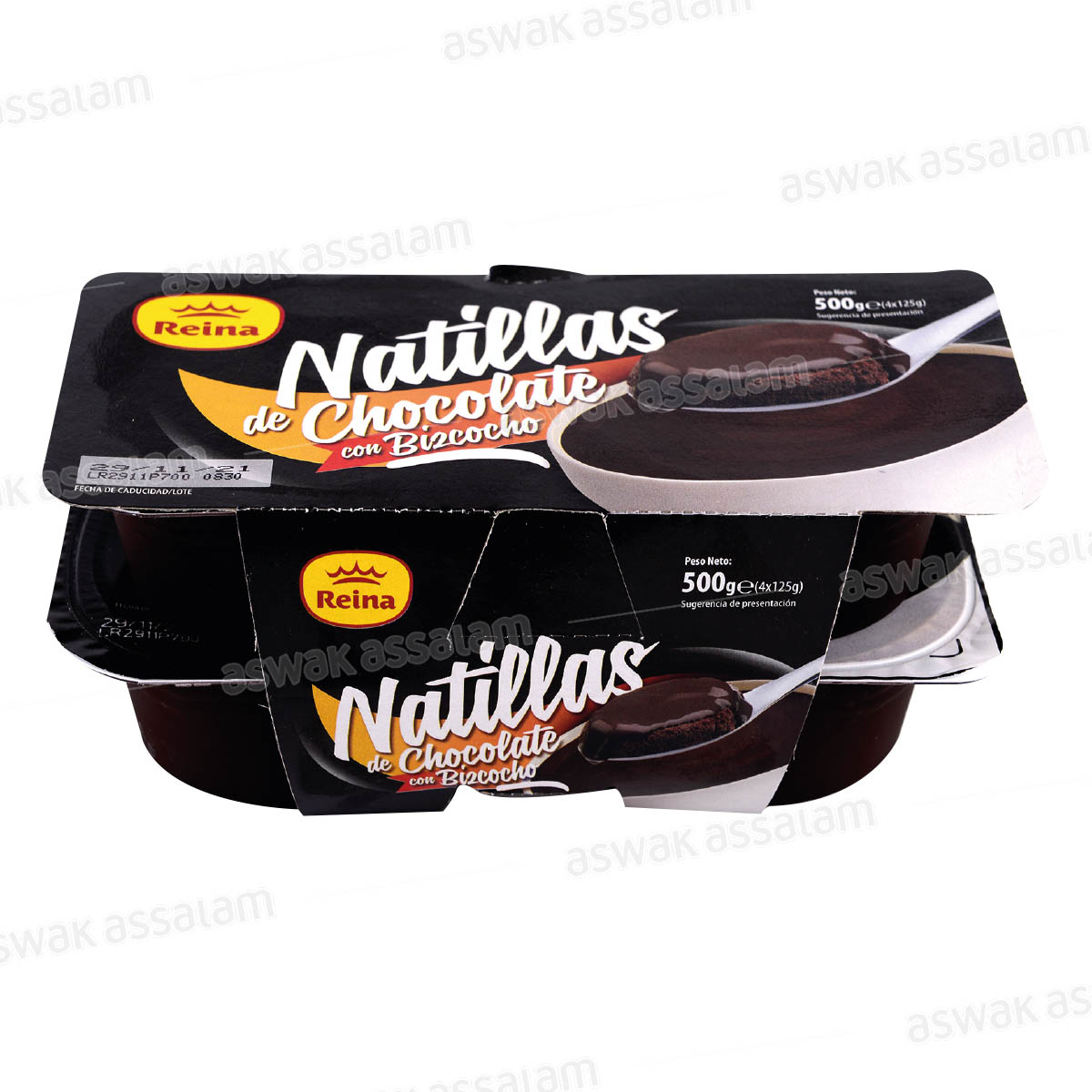 CREME DESSERT AVEC BISCUIT 4*125G PACK REINA